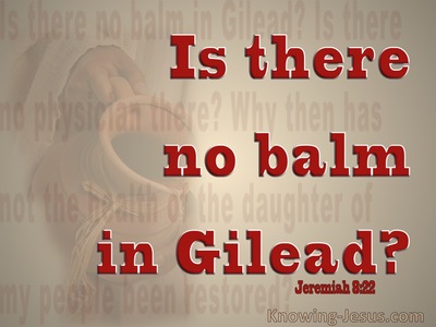 Jeremiah 8:22